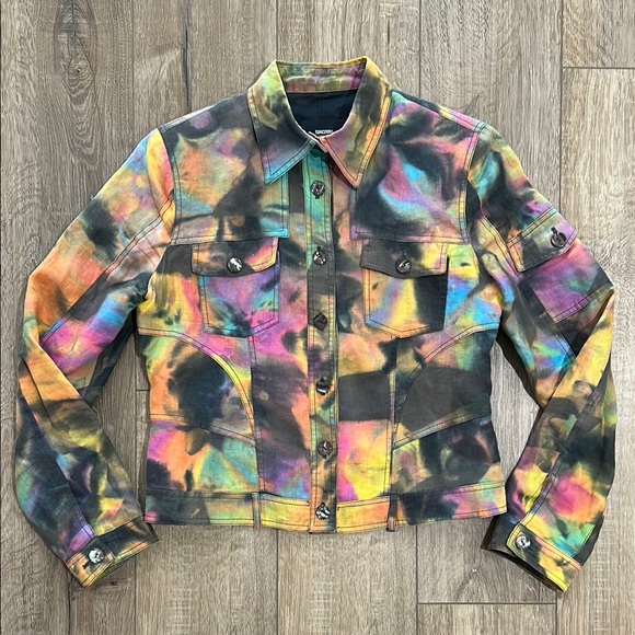 Like new - Javier SIMORRA Barcelona 100% Linen Bomber Jacket - Picture 2 of 13